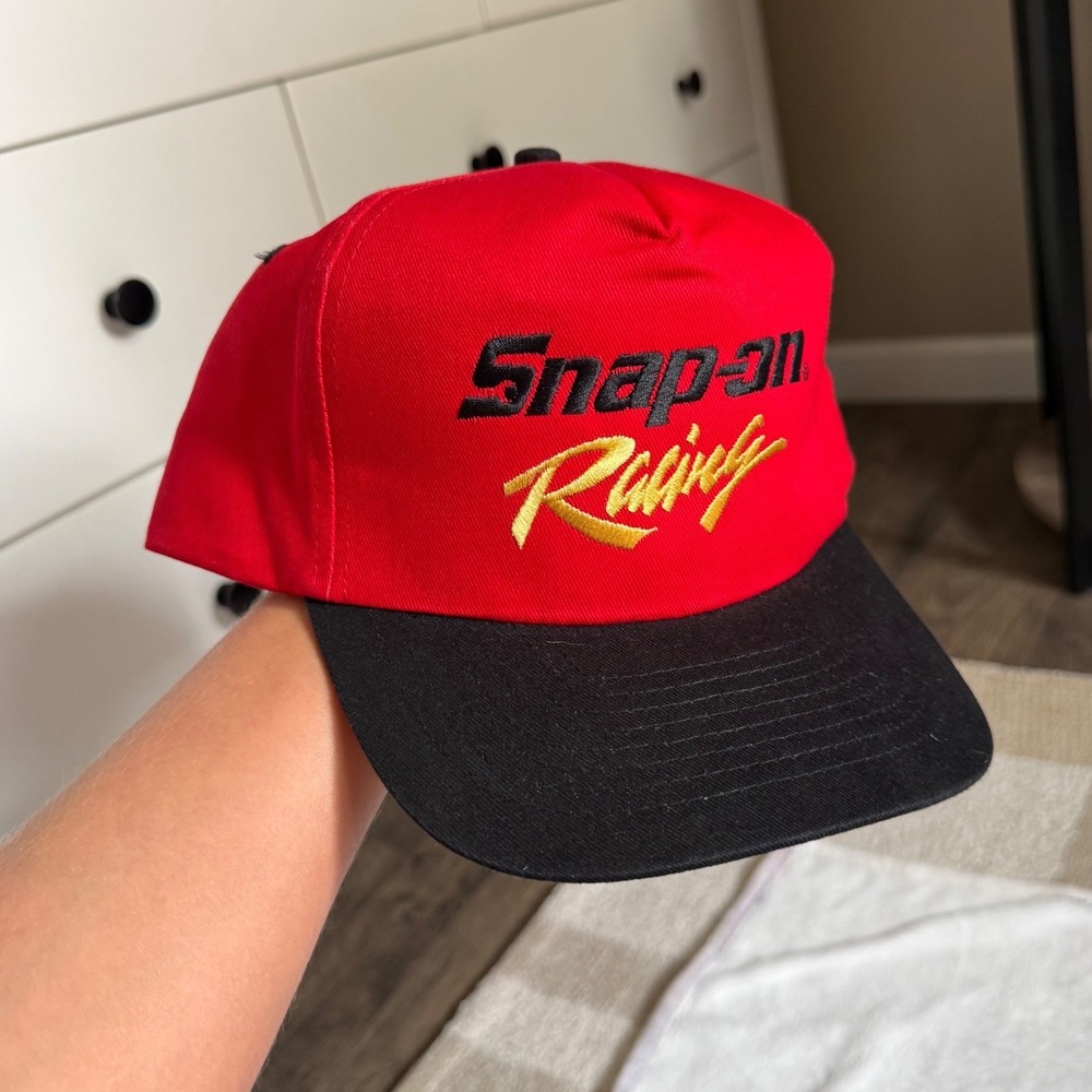 Vintage Snap-on Racing K Product Snapback Embroidered Trucker Cap Mens